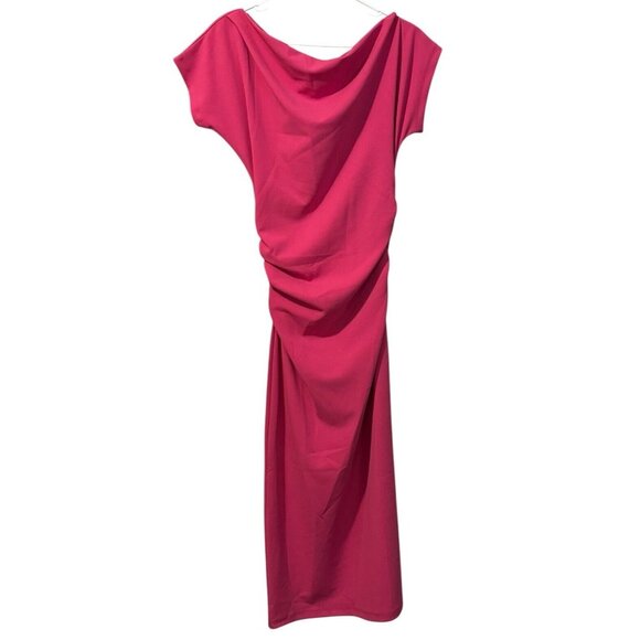 New Beautiful Pink Gibson Latimer Asymmetrical Dress Size Small Sexy Formal City - Picture 4 of 10
